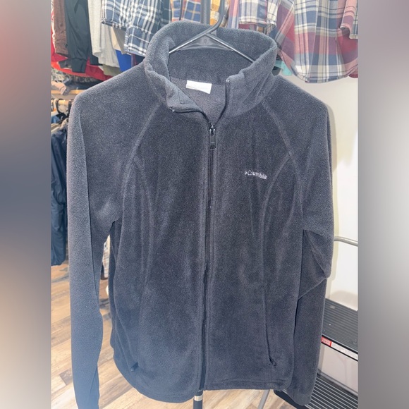 Columbia Black Fleece Jacket - Picture 1 of 3